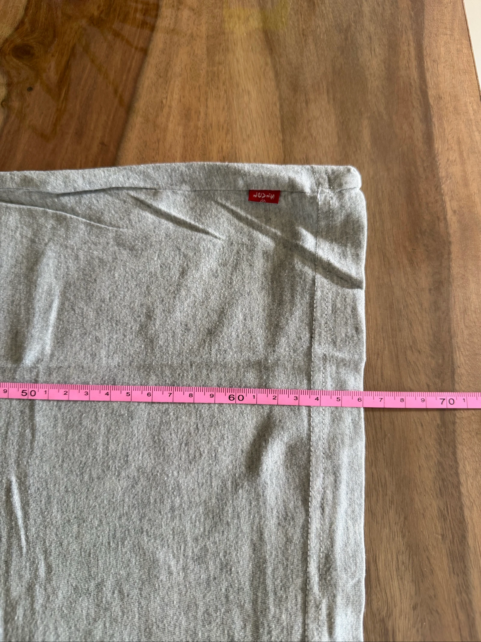 Levi's teen 16 years old / 176 cm T-shirt – Heather gray – Green logo – Very good condition – photo 8